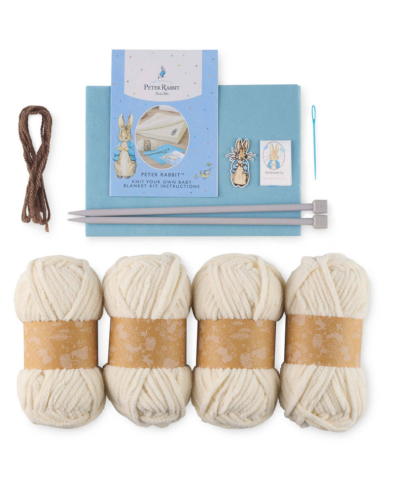 Baby Knitting Kit craft kit for blanket, booties, and cardigan (British brand)