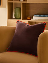 M&S MADE Bailey Brushed Cotton Velvet Piped Cushion 50cm x 50cm- Buy online at McGrocer