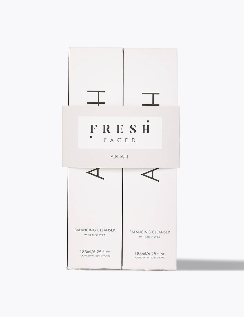 Balancing cleanser duo with Aloe vera 2 x 185ml - British product