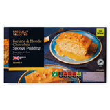 Banana Blonde sponge pudding, imported from the UK