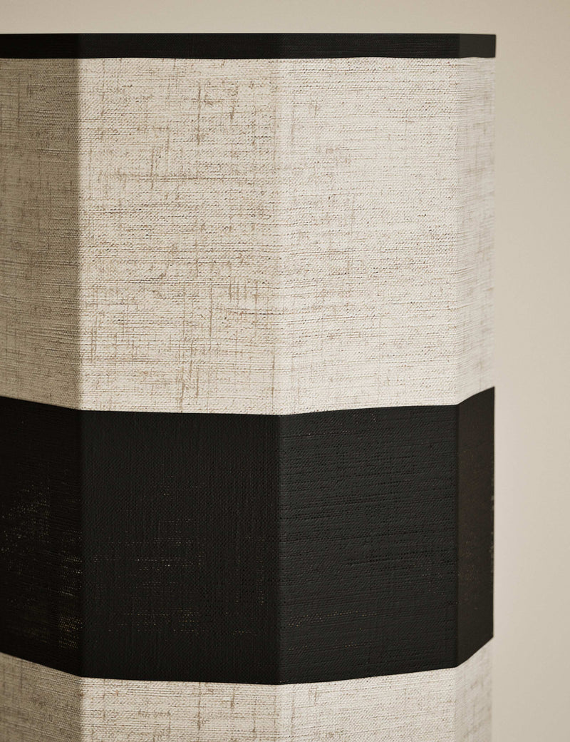 M&S Band Table Lamp with hexagon fabric shade 50cm (British brand)