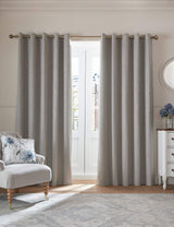 M&S Laura Ashley Barley Embossed Eyelet Curtains- Buy online at McGrocer