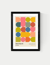 M&S East End Prints Bauhaus Shapes Framed Art- Buy online at McGrocer