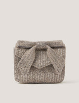 M&S Monsoon Beaded Bow Chain Strap Clutch Bag- Buy online at McGrocer