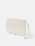 Accessorize beaded embellished clutch bag with sequins, imported from the UK