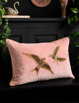 M&S Rockett St George Beaded Love Birds Piped Cushion 40 cm x 60 cm- Buy online at McGrocer