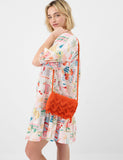 Accessorize beaded macrame cross body bag, UK version