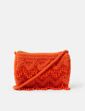 Accessorize beaded macrame cross body bag, UK version