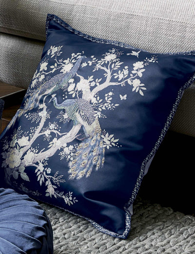 M&S Laura Ashley Belvedere Embroidered Cushion 50x50cm- Buy online at McGrocer