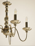 Bethany chandelier antique brass five lights (British brand)