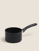 M&S Black Aluminium 14cm Non-Stick Milk Pan Saucepan- Buy online at McGrocer