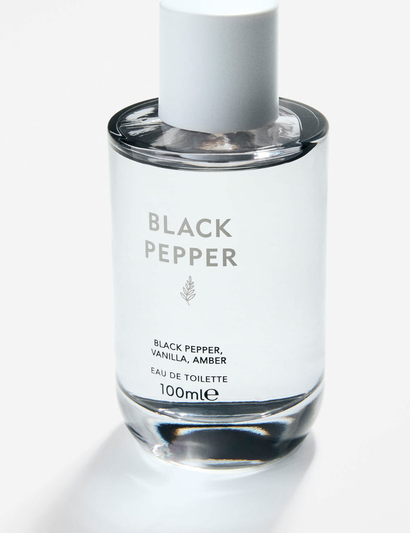 Black pepper eau de toilette 100ml - British product