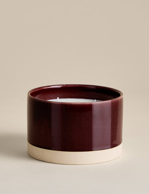 Blackberry Rambles 3 Wick Ceramic Candle