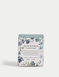 Blue Blossom scented candle in glass jar, imported from the UK