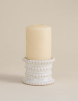 M&S Glazed Ceramic Bobble Pillar Candle Holder- Buy online at McGrocer