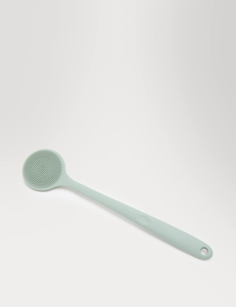 Bloom silicone body brush with long handle - British product