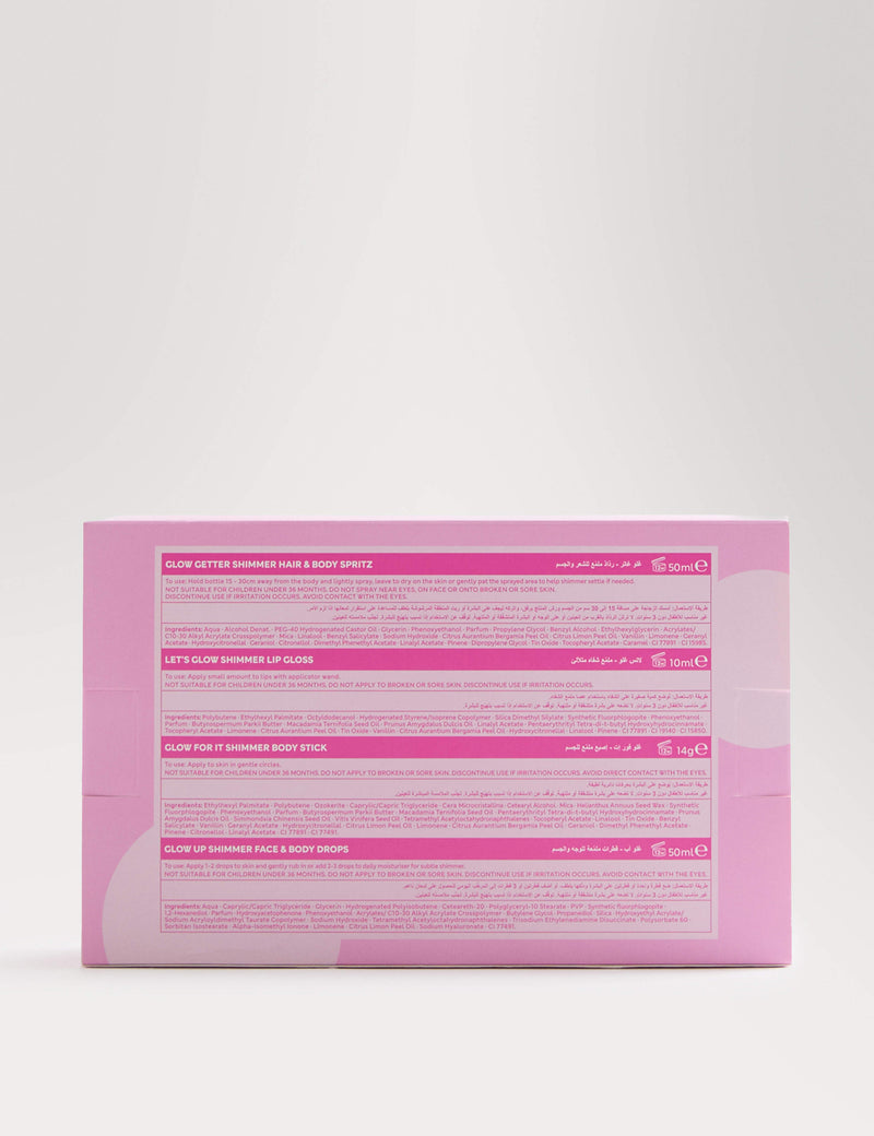 Bloom Body Shimmer Set 4-Piece (British brand)