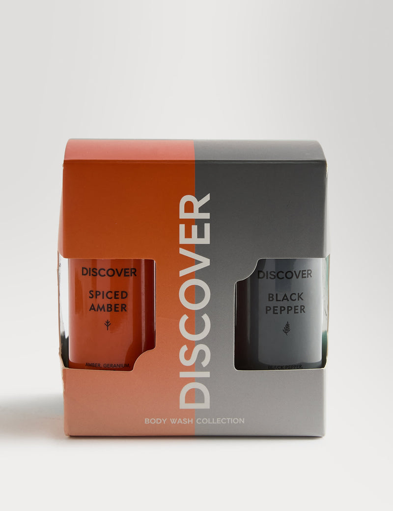 Discover four-scent body wash collection 100ml each - British product