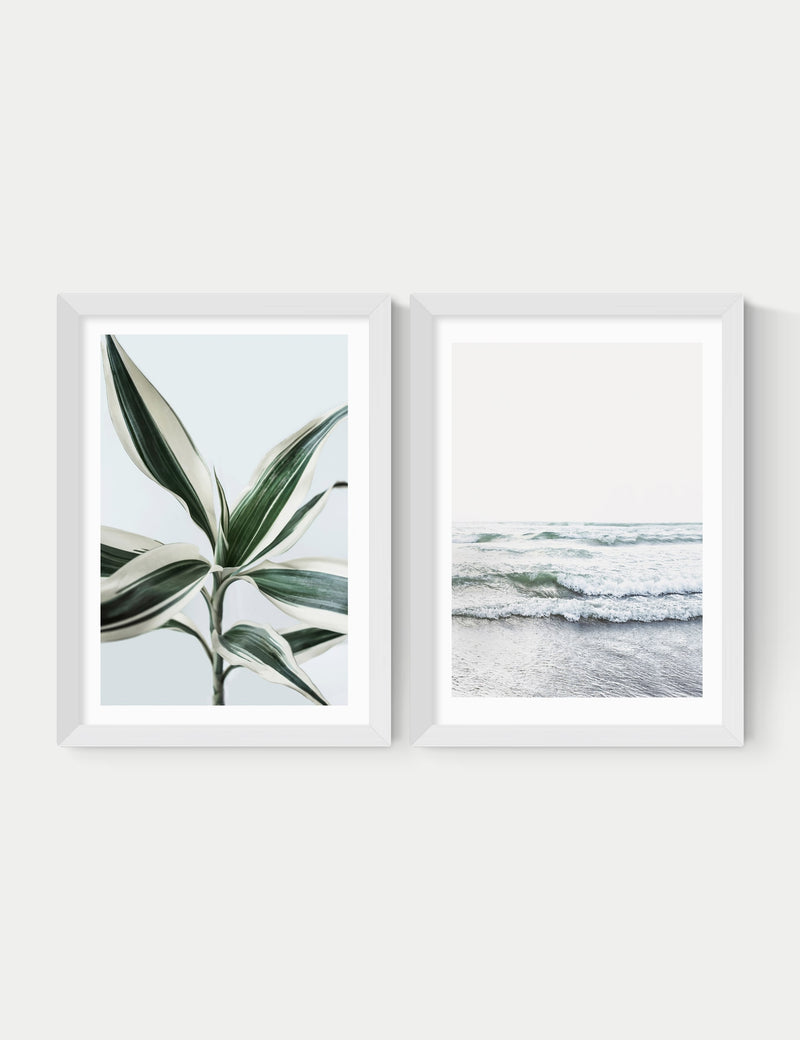 East End Prints Botanical Beach Twin Set Framed Art - British product