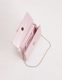 Phase Eight clutch bag with bow chain strap - British product