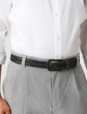Jones Bootmaker braided leather belt 471mm (British brand)