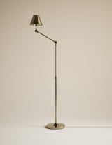 M&S Brass Hat Adjustable Floor Lamp- Buy online at McGrocer