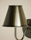 Brass rechargeable wall light with industrial style, imported from the UK