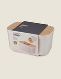 Joseph Joseph bread bin with cutting board lid (British brand)