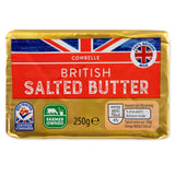 Salted butter 250g for cooking and baking (British brand)