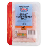 Honey roast ham, 40 wafer thin slices, family pack (British brand)