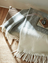 M&S Laura Ashley Home Bronwen Throw with Wool Woven Throw Blanket 170 x 130 cm- Buy online at McGrocer