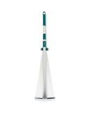Extendable rake and broom with adjustable steel head (British brand)