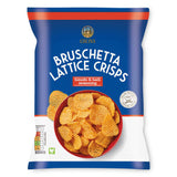 Bruschetta Lattice Crisps, vegetarian potato chips, UK version