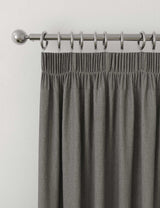 M&S Brushed Pencil Pleat Blackout Thermal Curtains- Buy online at McGrocer