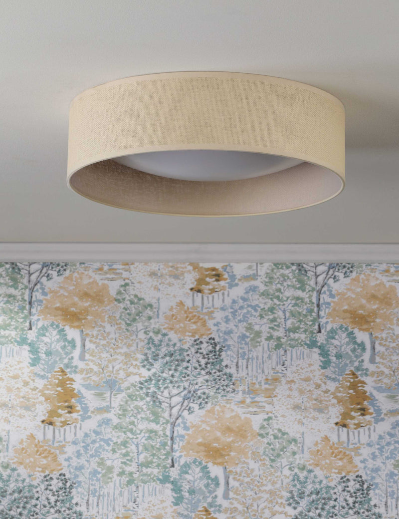 Laura Ashley Buckingham flush ceiling light 40cm, UK version