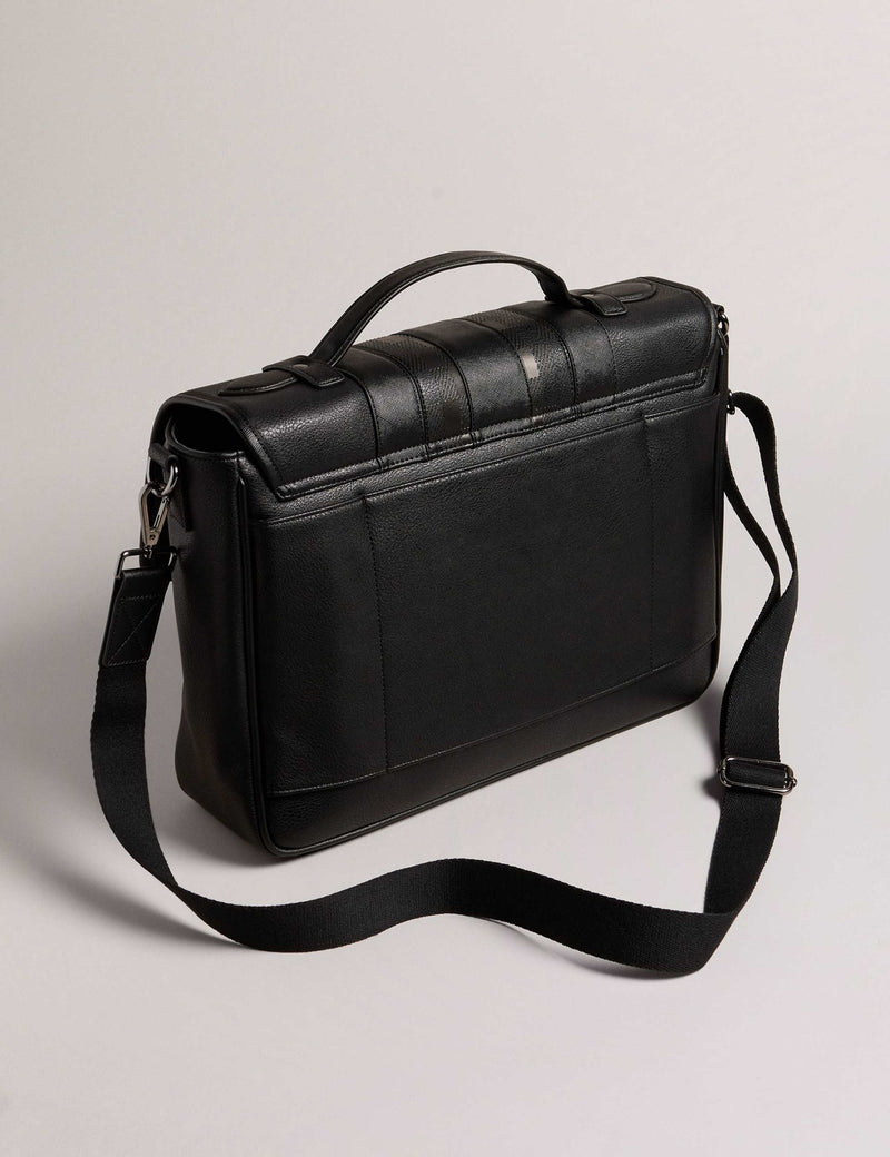 Ted Baker buckle messenger bag with checked pattern, UK version
