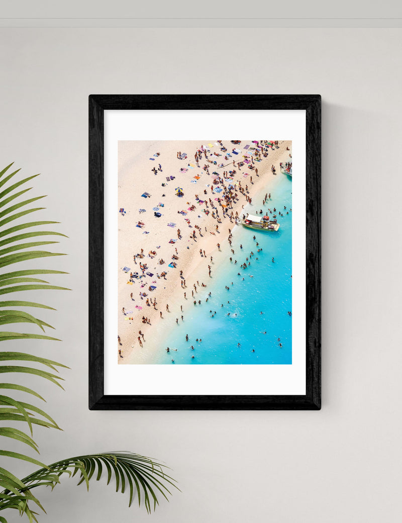 East End Prints By The Sea framed art - British product