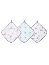 Next aden + anais Beige Essentials Muslin Washcloth Set 3 Pack- Buy online at McGrocer