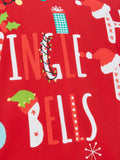 Fusion Red Santa's Little Helper Christmas Duvet Cover and Pillowcase Set