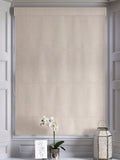 Natural glittery made to measure Roman blind - British product