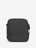 Black cross-body bag nylon zippered pockets UK version
