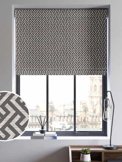 Next Amble Grey Made To Measure Roman Blind- Buy online at McGrocer