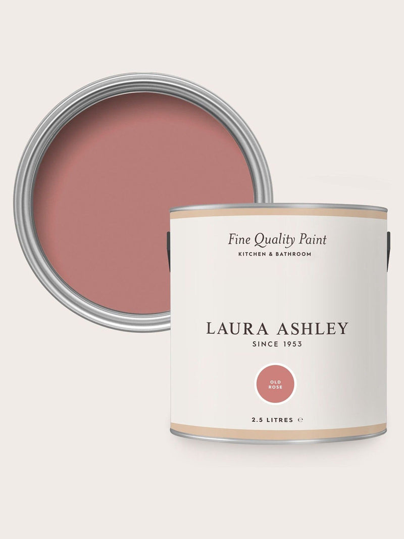 Laura Ashley Old Rose kitchen and bathroom paint 2.5L, imported from the UK