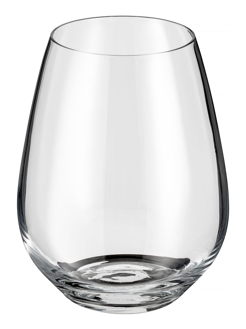 Judge clear crystalline stemless wine glasses 400ml 4 pack, UK version