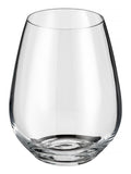 Judge clear crystalline stemless wine glasses 400ml 4 pack, UK version