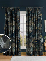 Next Graham & Brown Midnight Purple Timepiece Made to Measure Curtains- Buy online at McGrocer