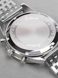 Accurist Dive Mens Silver Tone Stainless Steel Bracelet Chronograph Watch