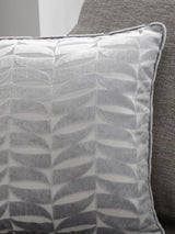 Next Curtina Silver Kendal Cushion 43cm x 43cm- Buy online at McGrocer