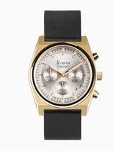 Next Accurist Black Origin Leather Strap Chronograph Watch- Buy online at McGrocer