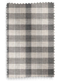 Cleveland check black made to measure curtains, UK version